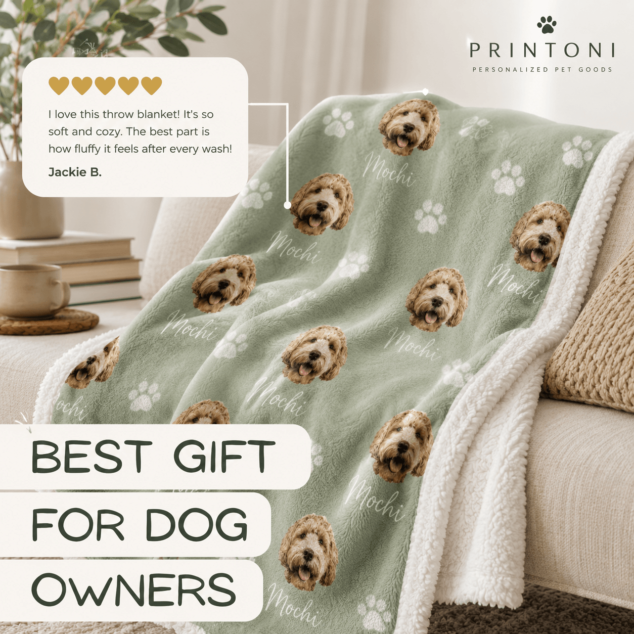 Custom Halloween Pet Blanket from Photo, Personalized Dog Cat Face & Name Throw, Spooky Pet Costume Blanket, Pet Lover Gift