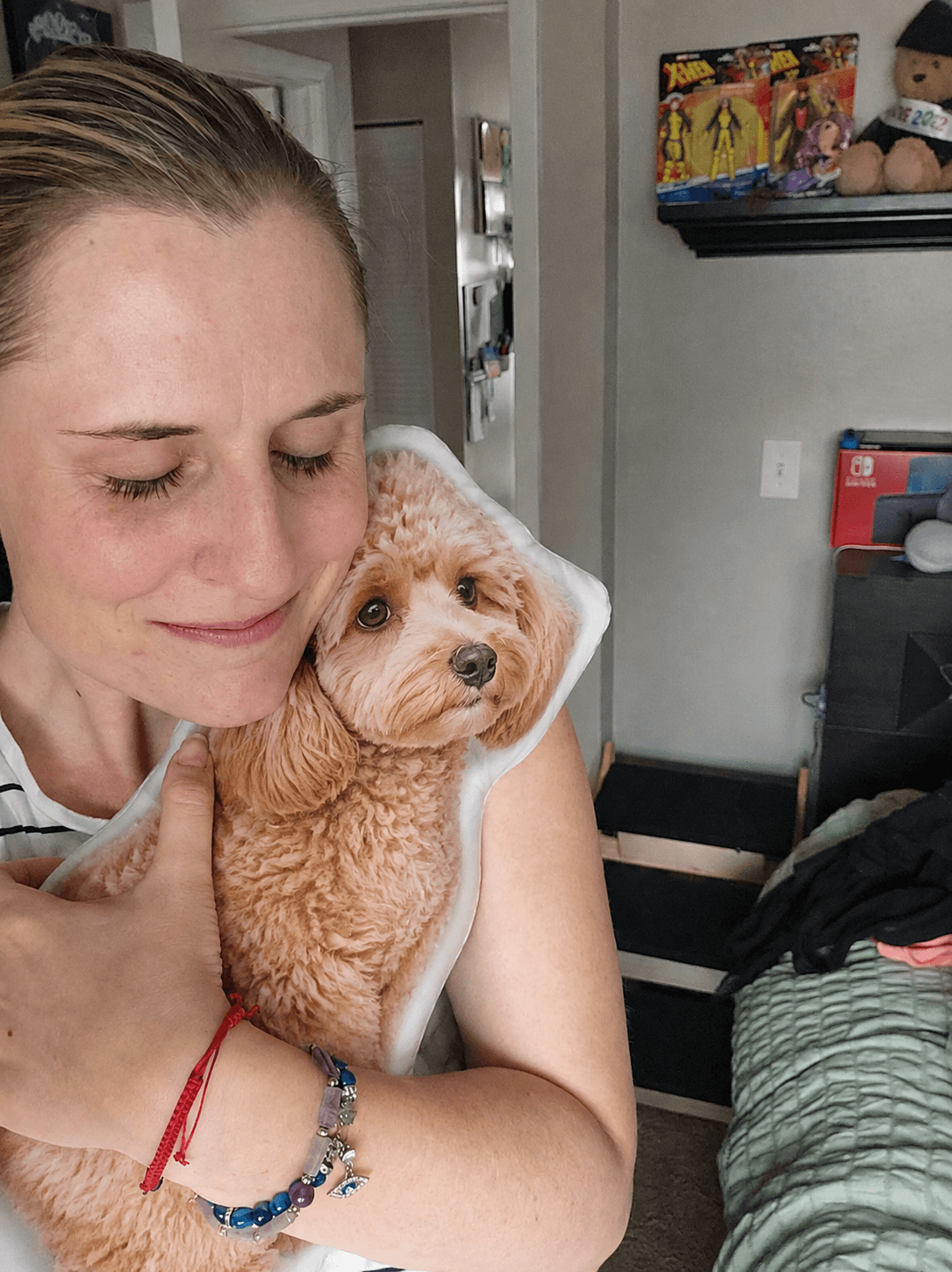Custom Pet Pillow from Photo, Personalized 3D Dog Cat Pillow – Pet Memorial Gift & Dorm Decor