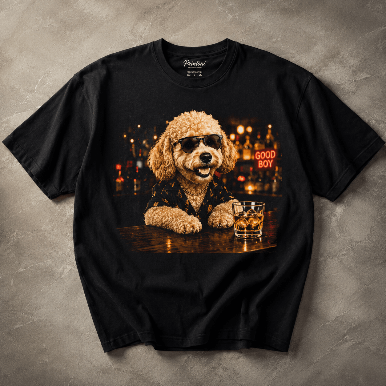 Golden Retriever Bar Graphic Tee, Funny Cool Dog Shirt, Golden Retriever Lover Gift, Dog Mom Dad Shirt, Sarcastic Dog Tee