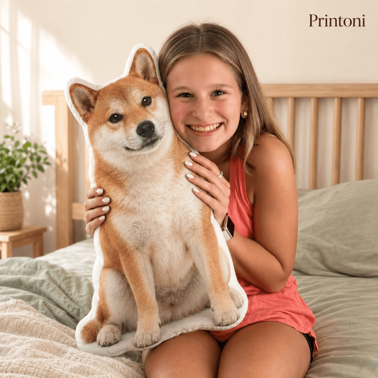 Custom Shaped Pet Pillow from Photo, Personalized Dog & Cat Body Pillow, Pet Lover Gift